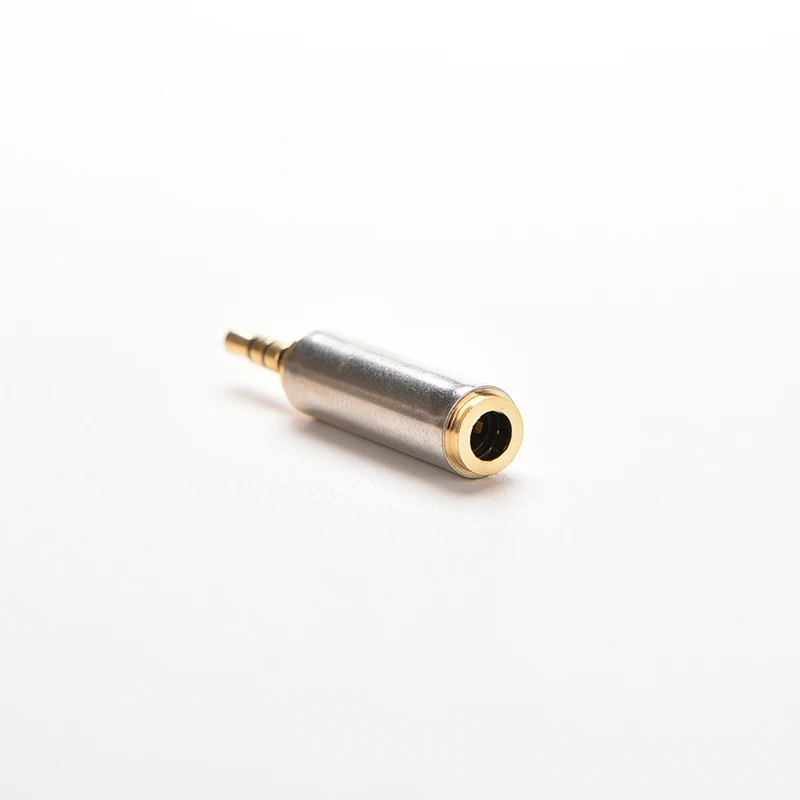 

Gold 2.5 Mm Male To 3.5 Mm Female Audio Stereo Adapter Plug Converter Headphone Jack