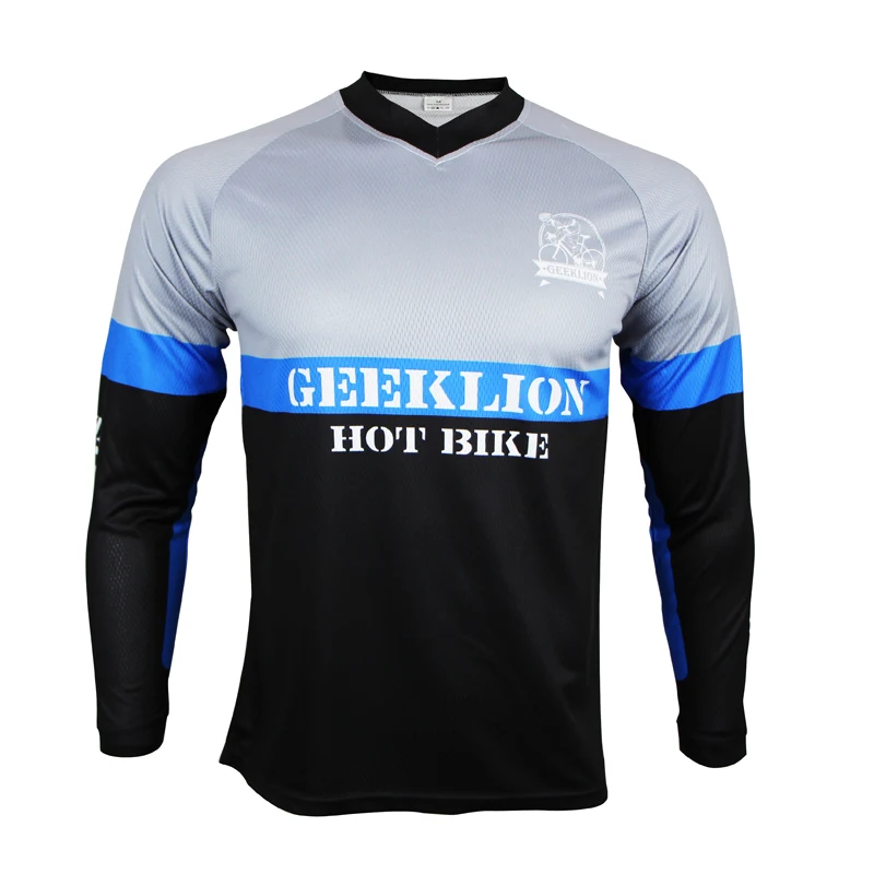 

Quick Dry Downhill Jersey MTB Cycling Sport Wear Mountain Racing Bicycle Long Sleeve Shirt Outdoor Moto Jersey