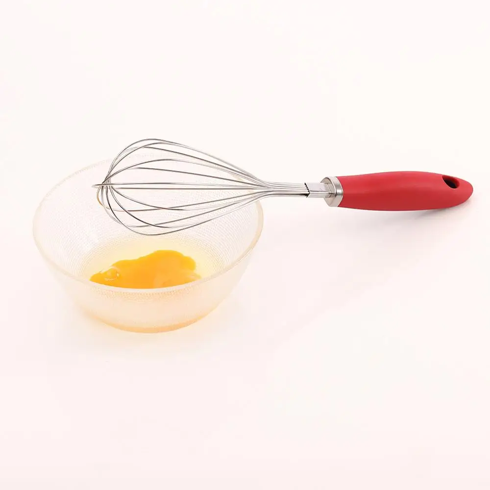 Взбиватель для яиц с силиконовой ручкой взбиватель яичного крема молока кофе
