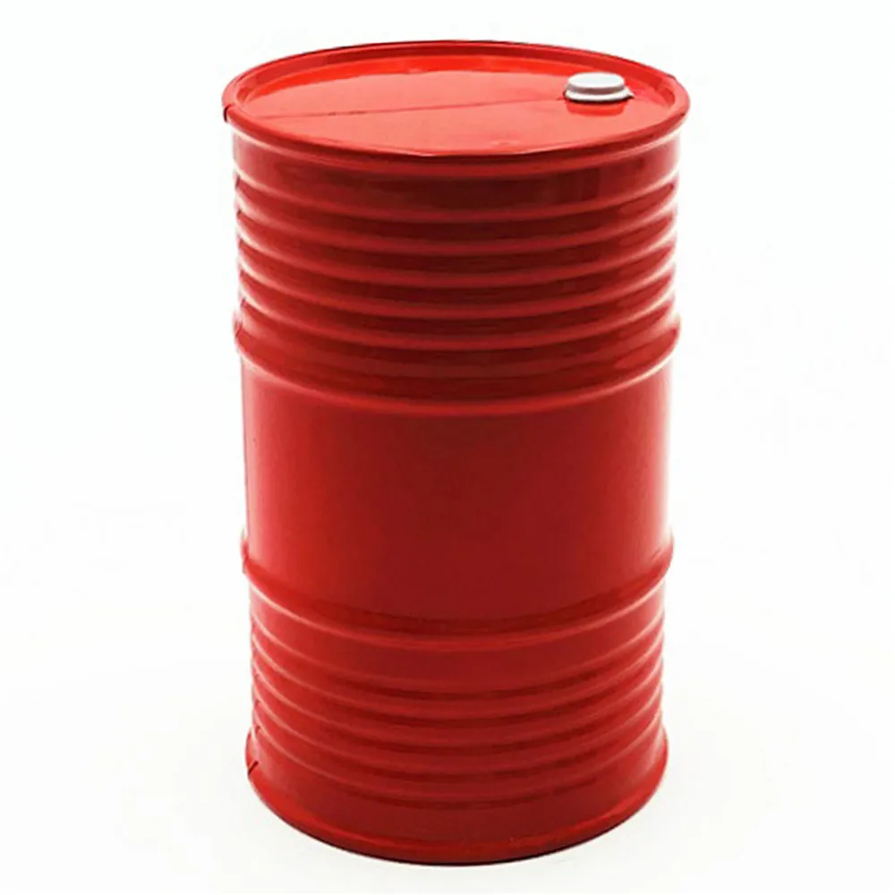 

High Simulation Plastic Oil Barrel Drum Decoration for 1/10 SCX10 90046 TRX4 D90 RC Climbing Car Modification Parts