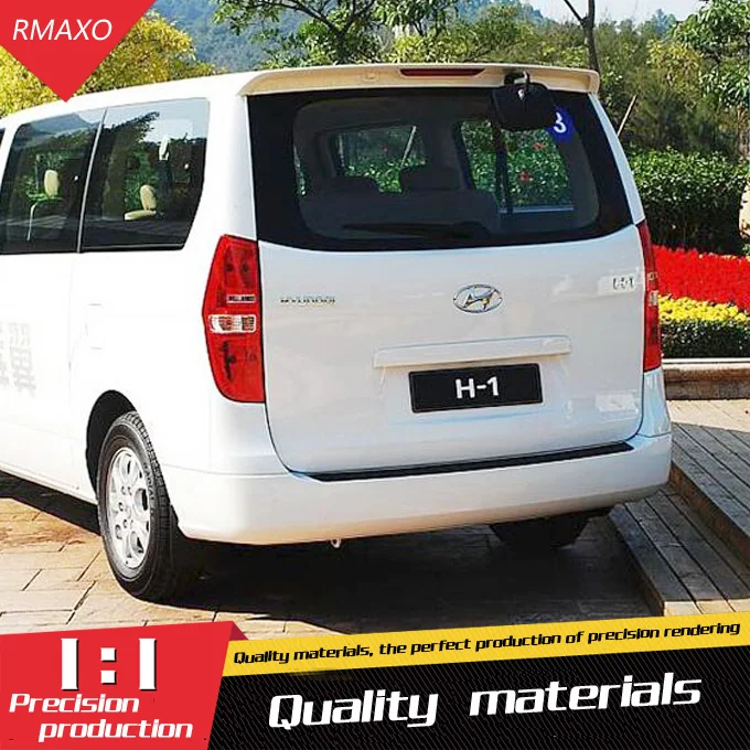 Для Hyundai H 1 спойлер 2006 2015 ABS Материал заднее крыло автомобиля Цвет задний для H1 спойлер|Спойлеры и крылья| |