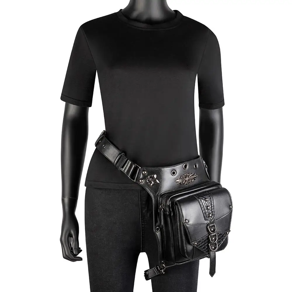 Женская поясная сумка сумки на маленькую ногу стимпанк готический в стиле