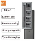 Отвертка прецизионная электрическая Xiaomi Mijia, 24 В 1, S2, со стальными битами, с зарядкой от Type-C, магнитный Набор инструментов для ремонта