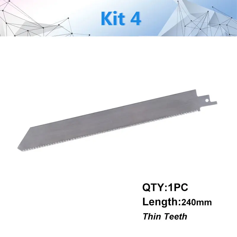 1pcs thin 240mm Newone нержавеющая сталь пилы мульти резки для дерева на сабельной Пиле электроинструменты аксессуары - Цвет: 1pcs thin 240mm