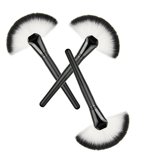 Женская мода Pro beauty больше веер лицо порошок щек Румяна хайлайтер кисть | Красота