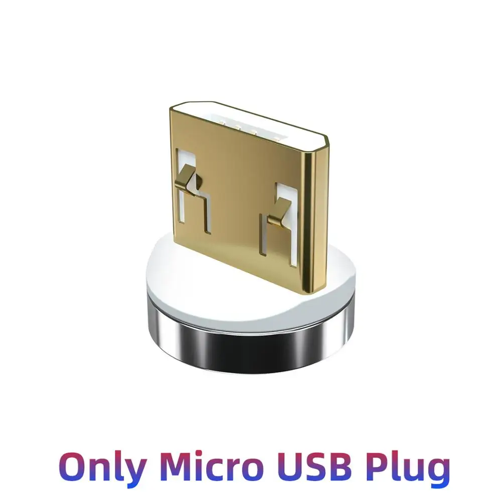 Micro plug no cable ANMONE type C Магнитный кабель Android Micro USB кабели Мобильный планшет быстрое зарядное устройство магнитный шнур телефон зарядка данных USB кабели - Цвет: Micro plug no cable