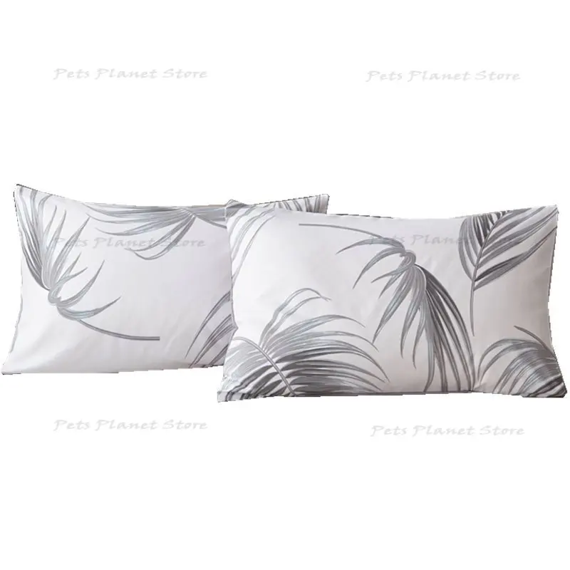 

Bedding set, brushed printed pocket pillowcase, a pair of single pillowcases, Nordic minimalist pillowcases