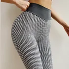 Новинка 2021, штаны для йоги, женские штаны для фитнеса, леггинсы с высокой талией и персиковыми бедрами, эластичные штаны для йоги с сотовым принтом