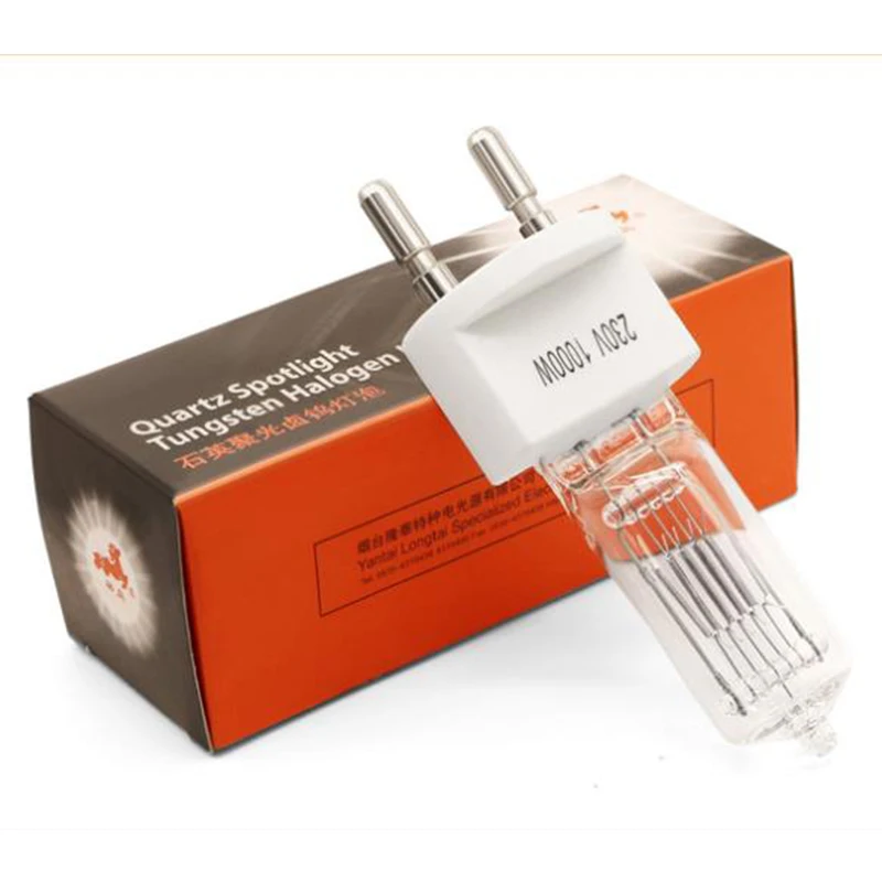 HoneyFly G9.5 GX9.5 G22 галогенная лампа с радиатора 230V 1000W капсулы прозрачные 25000LM Aero