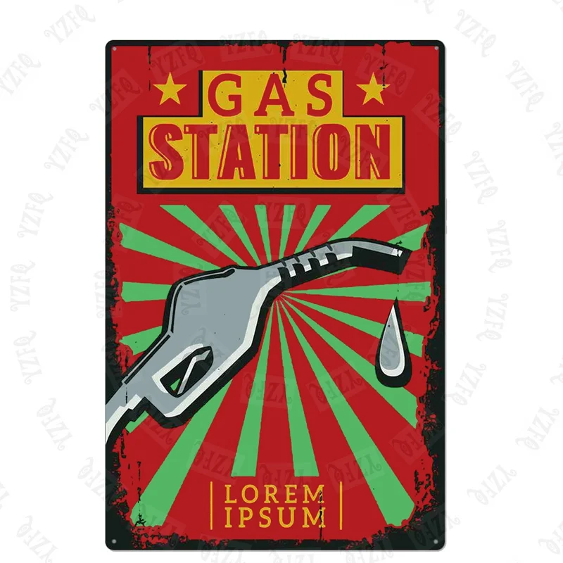 Оловянная табличка в винтажном стиле для обслуживания шин ремонт автомобиля