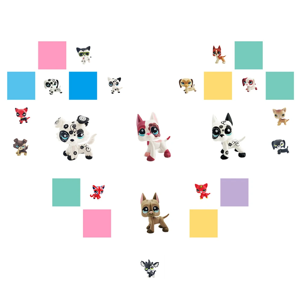 Редкий Lps игрушки для питомцев бесплатная доставка короткошерстная кошка