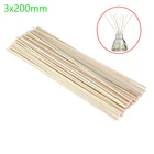 Ароматический диффузор 3 мм, сменные палочки из ротанга, освежитель воздуха, ароматерапия, зеркальный масляный диффузор, запасные палочки, 100 шт.