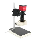 Промышленный Цифровой видеомикроскоп, камера HDMI VGA, синхронный дисплей, 13MP 720P 100X Zoom C Mount Lens для ремонта мобильных телефонов