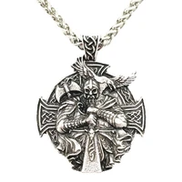 odin axe and raven men jewelry norse cross helena rosova viking necklace wiccan pagan amulet jewlery