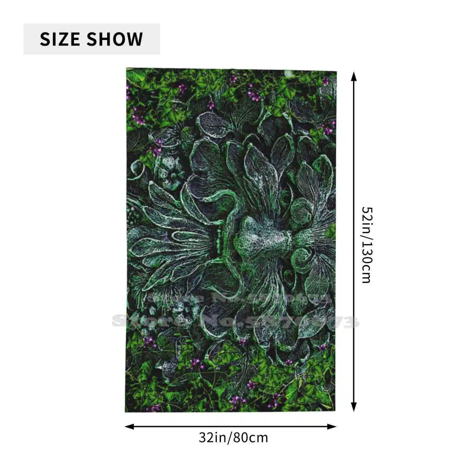 The Green Man быстросохнущие пляжные ранние полотенца языческий друид зеленый человек