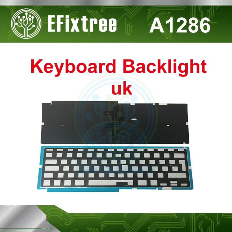 100% новая раскладка подсветки клавиатуры Великобритания США для A1278 A1286 A1398 A1466 A1465