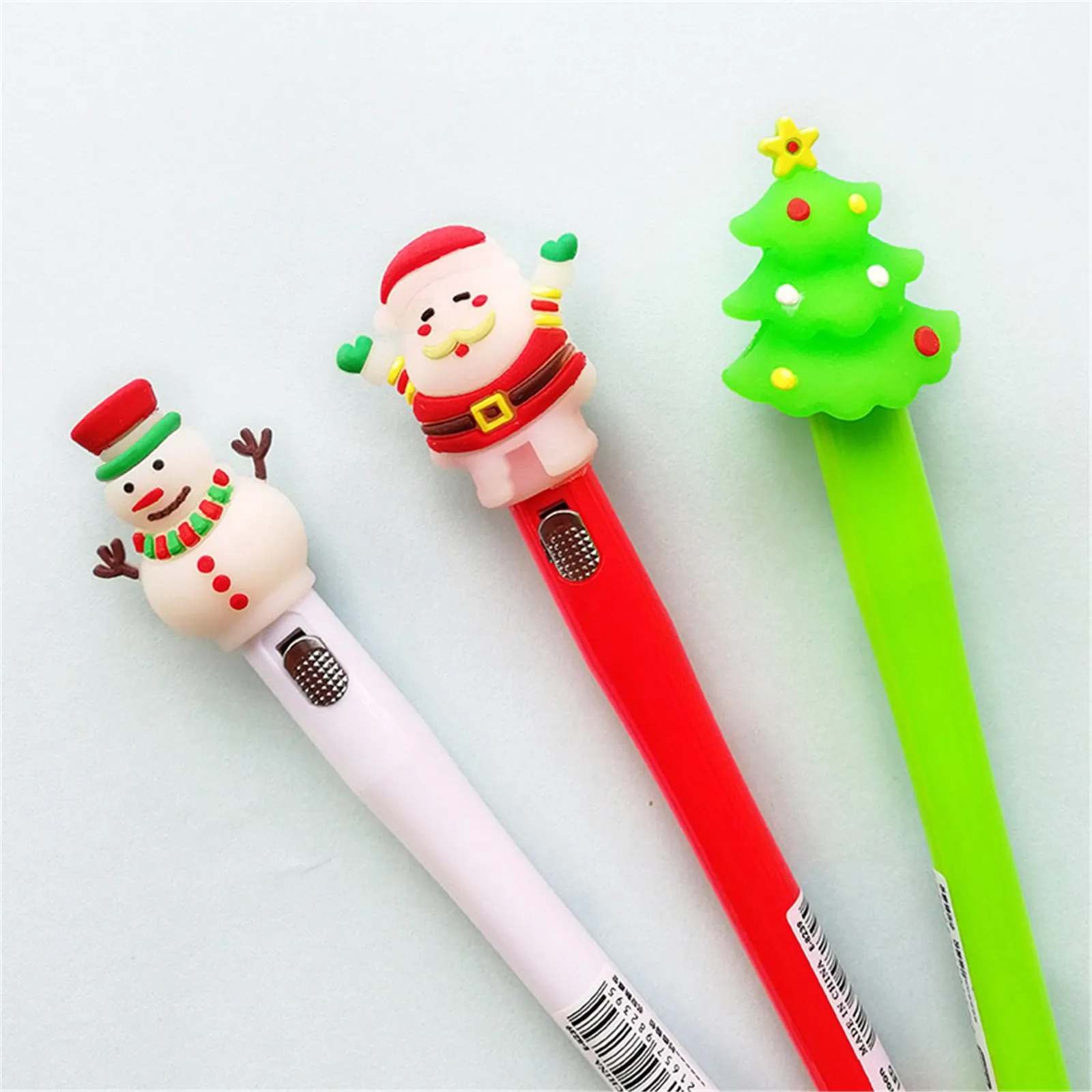 

Coloffice Glowing Gel Pen Cartoon Santa Claus Christmas Tree Sign Pen Cute Personalized Student Stationery 0.5mm Black ink 1PC