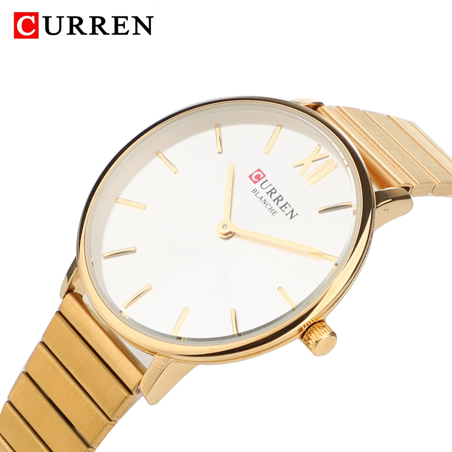 

CURREN 9040 Watches Ladies Brand Luxury Quartz Stainless Steel Watch Woman Fashion Bracelet Wristwatches