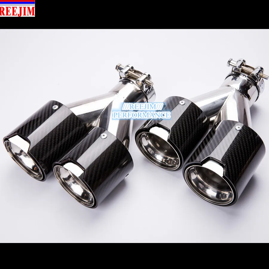 Новый углеродный наконечник для выхлопной трубы M Performance глушителя BMW M3 M5 M6 2 5