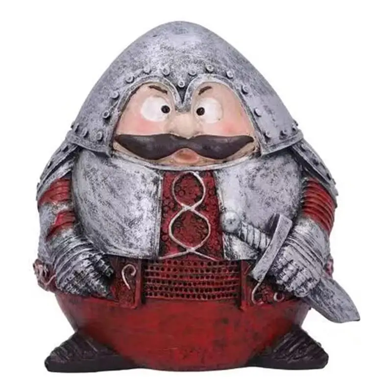

Christmas Gnome Knight Statue Resin Crafts Tabletop Ornaments Christmas Decorations Gift for Children Kid Friends