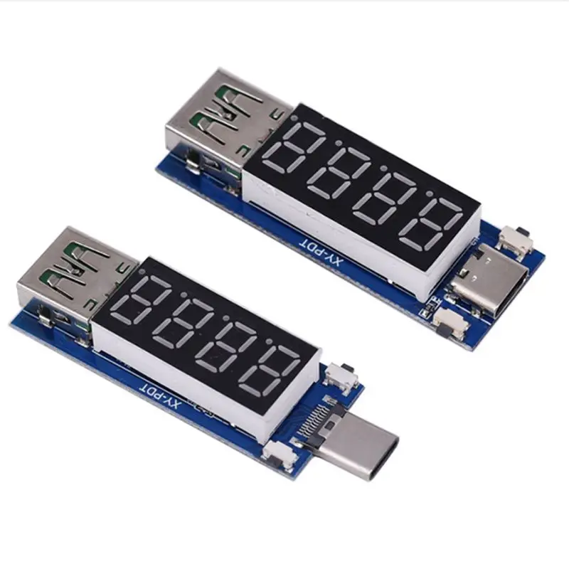 Быстрое зарядное устройство Type C USB напряжение и ток тестер детектор триггера