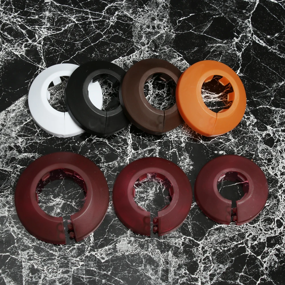 

5PCS Universal Multicolor Pipe Decorative Cover Decorative Angle Valve Radiator Pipe Covers Plumb-Pak Pipe For Wall Ducts Faucet