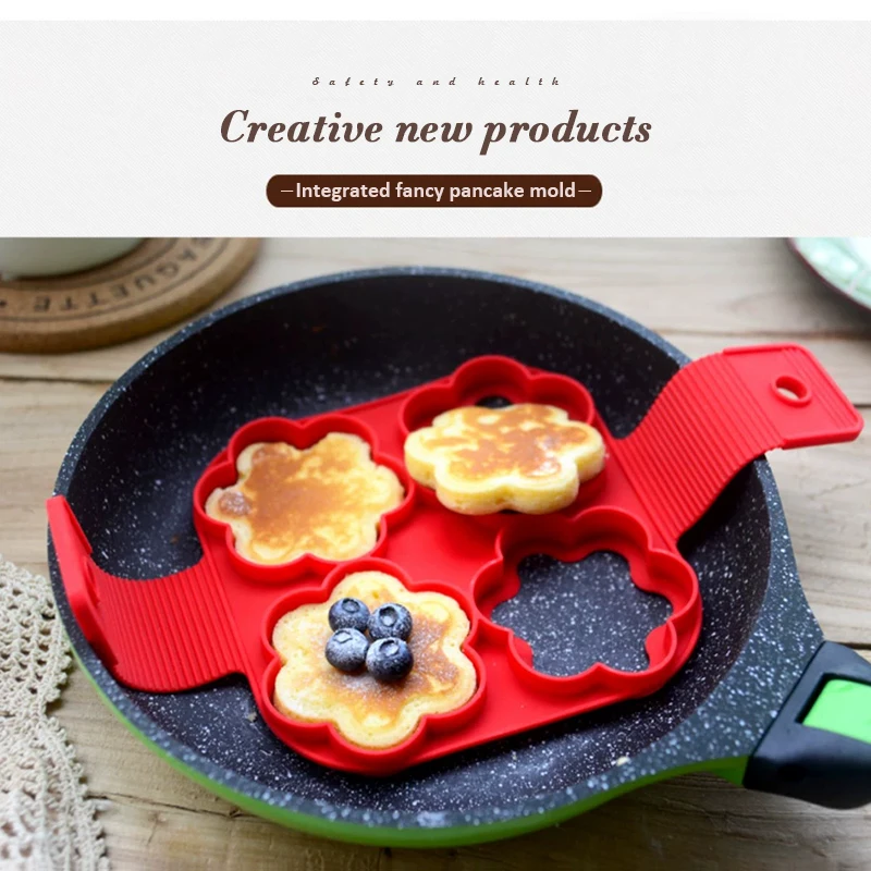 Egg Pancake Ring Nonstick Maker Mold Silicone Cooker fried egg shaper Omelet Moulds for Kitchen Baking Accessories | Дом и сад