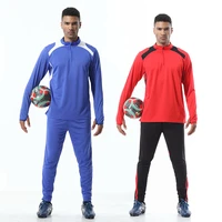 men sportswear football training suits soccer sets tracksuits long sleeve jerseys football team uniform sports running kit