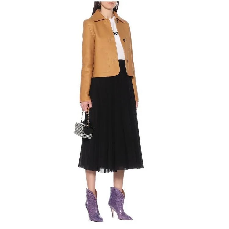

Autumn Winter New High-heeled Women's Boots Women's Fashion Oblique Shoes Pointed Toe High-heeled Large Size Short Ankle Boots