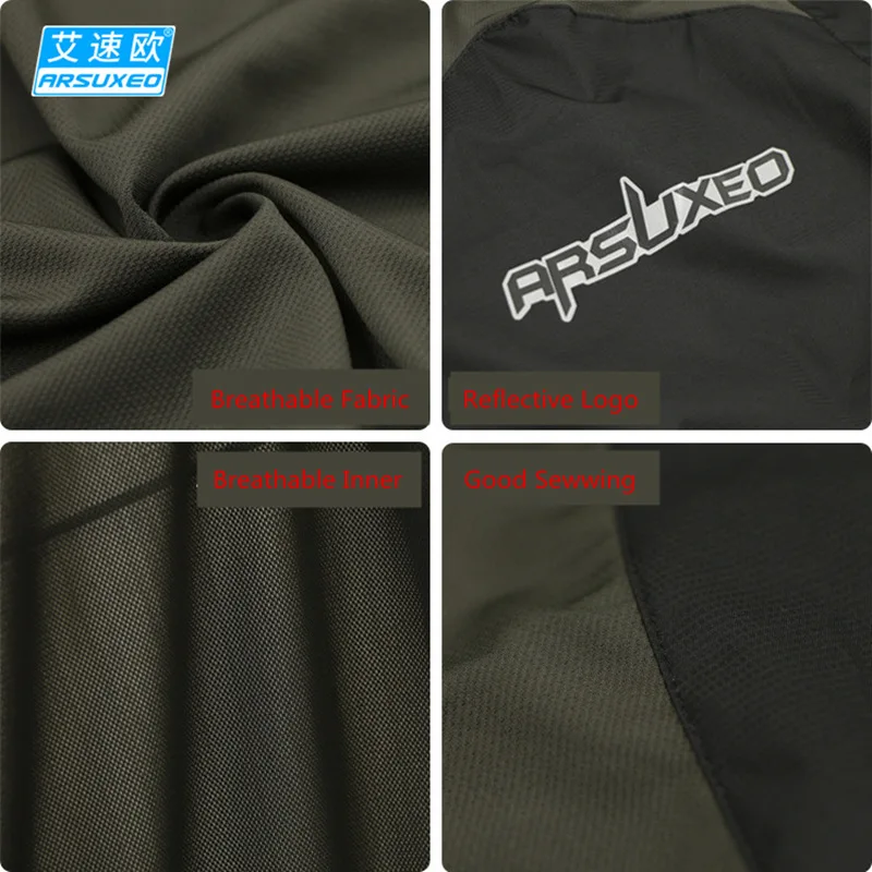 Новинка 2020 ARSUXEO жилет для велоспорта ветрозащитный водонепроницаемый MTB