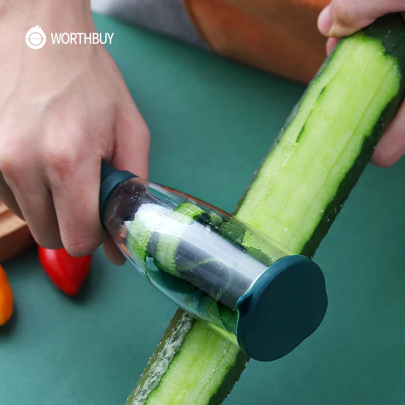 

Can Store Fruit and Vegetable Peeler with Non-slip Handle Manual Vegetable Cutter Carrot and Potato Peeler Kitchen Accessories