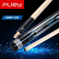 fury fs pj 1 billiard jump cue 13mm g10 tip 108cm super light technology shaft wood teeth feather wrap professional billiar