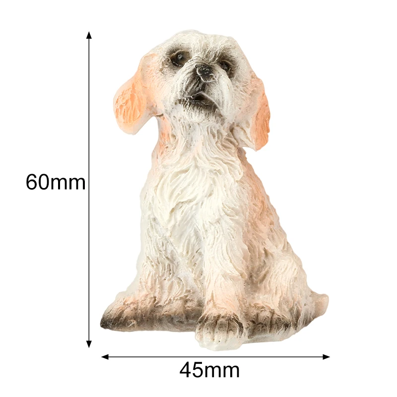 С рисунком пуделя для женщин в виде милой собачки миниатюрные фигурки Феи Мини