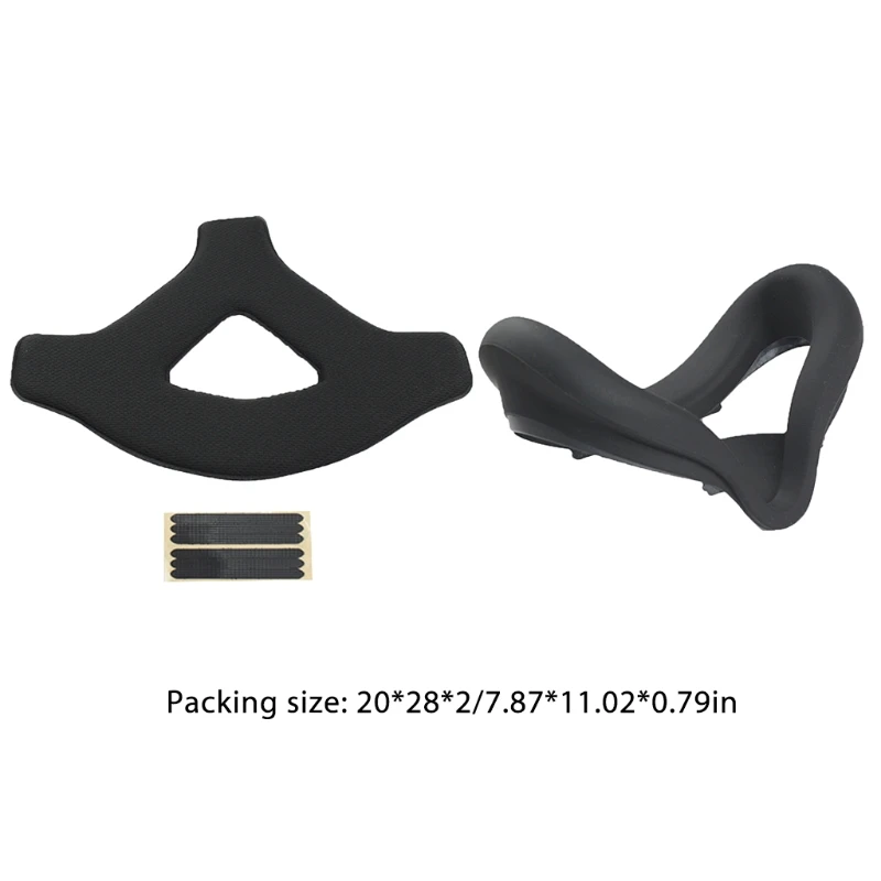 

1 Set Headset Head Cushion Pad Headband Strap + Replacement Eye Mask Pad Cover for Oculus Quest 2 Virtual Reality Accessories