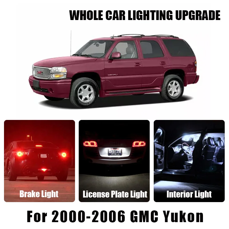 Тормозной стояночный задний светильник сигнальная лампа для 2000 2001 2006 GMC Yukon белый