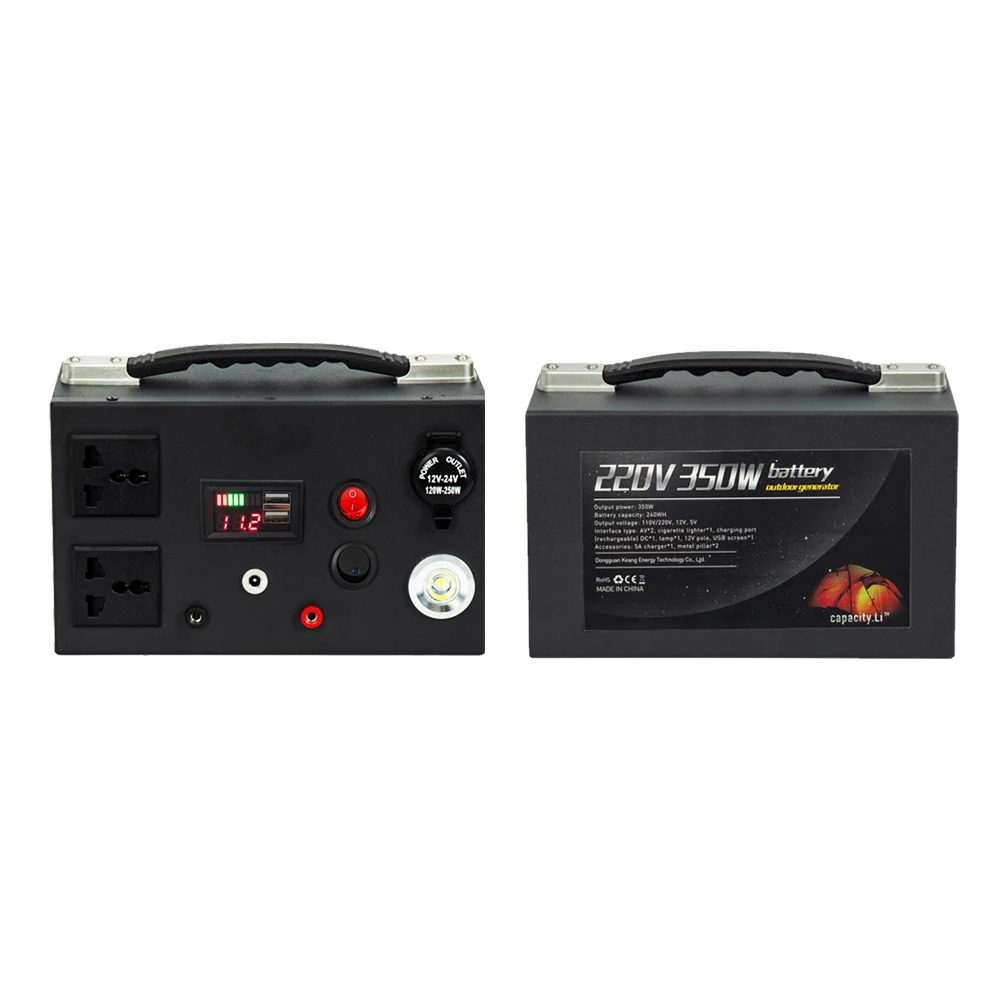 12V литиевая батарея с 350W AC220V инвертор 20AH 30AH батарейный блок 18650 для инструменты