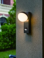 smart sensor switch base 340 degrees rotatable simple and stylish waterproof and rust proof fixed wall lamp