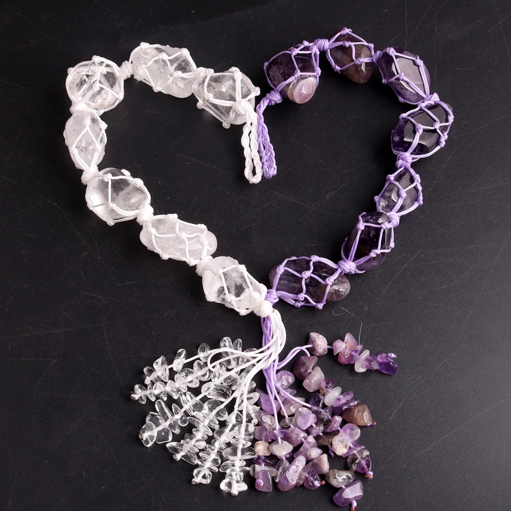 

Car Decoration Pendant Natural Crystal Amethysts Stone Pendulum Healing Protection Amulet Crystal Meditation Pendulum For Men