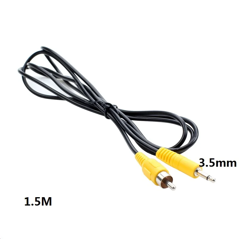 3 5 мм Поворотный лотос RCA штекер один точка AV аудио кабель компьютерный