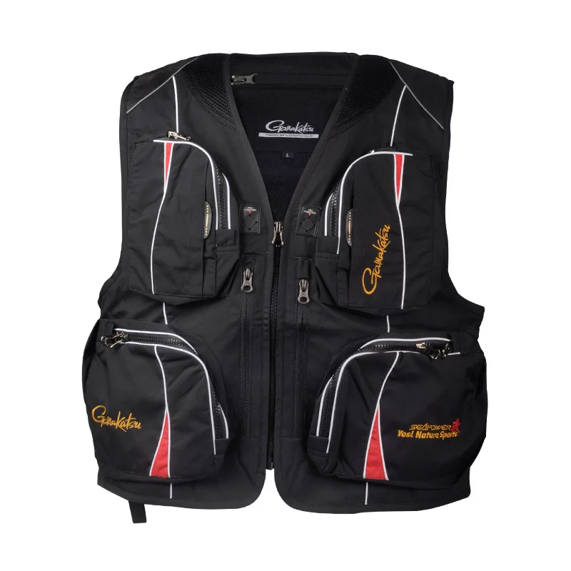 Жилет для рыбалки Gamakatsu многофункциональный жилет Сверхлегкий с несколькими