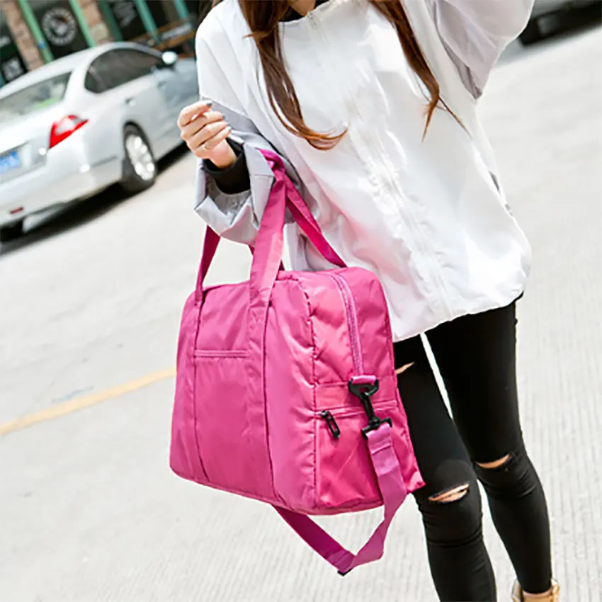 Вместительная однотонная спортивная сумка для мужчин и женщин сумка-тоут отдыха