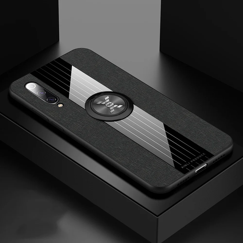 Ультратонкий Стенд для колец на палец ткань ТПУ чехол для Xiaomi mi 9 9T SE CC9 CC9e 8 Lite A2 Max 2 3 Red mi Note 7 5 Plus K20 Pro Чехол