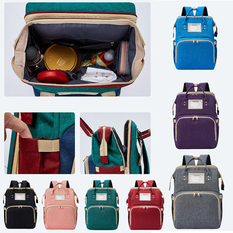 

Рюкзак для мам, вместительная многофункциональная водонепроницаемая сумка для подгузников