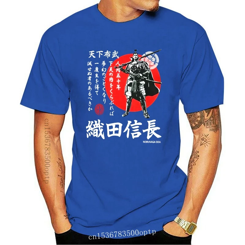 

New Oda Nobunaga Tenka T Shirt for Men Oda Nobunaga Shogun Printed Tops Short Sleeve Unique T-Shirt Crewneck 100% Cotton Tees