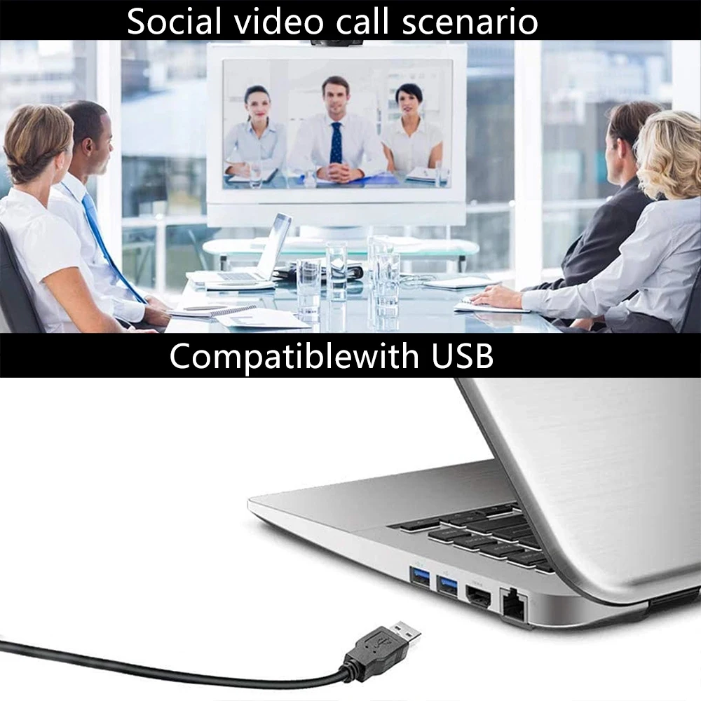 HD веб камера мини компьютер ПК usb драйвер встроенный двойной микрофон для прямой