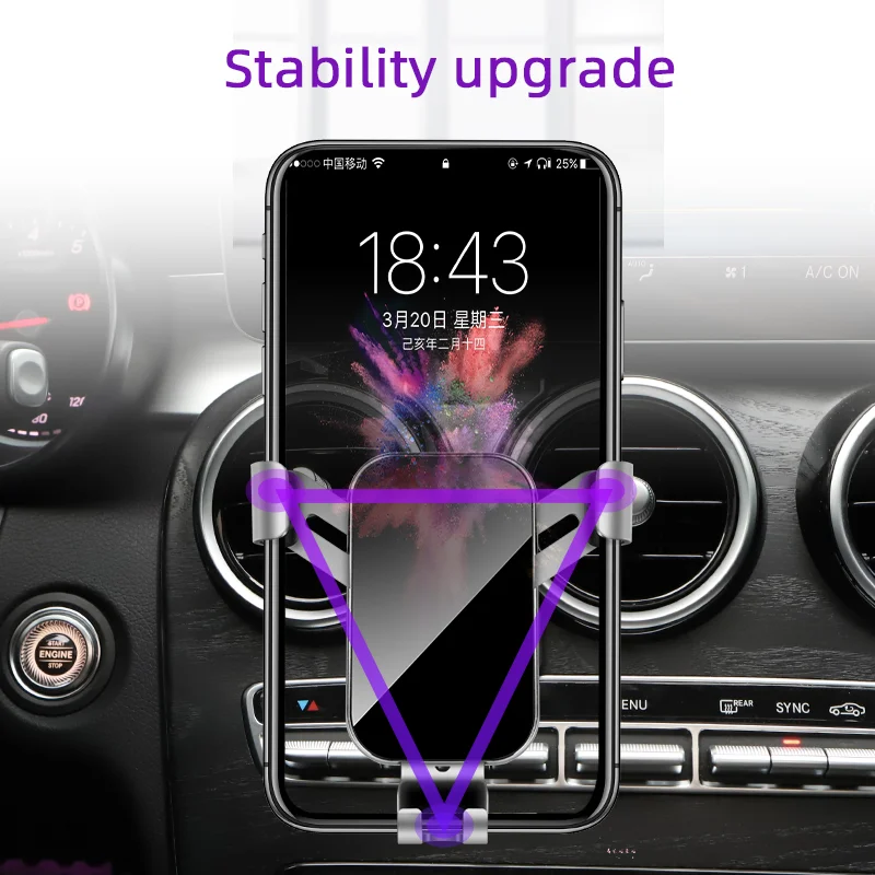 

Car Mobile Phone Holder Mounts Stand GPS Bracket Phone Navigation Bracket For Mercedes-Benz C-Class W205 GLC W253 Car interior