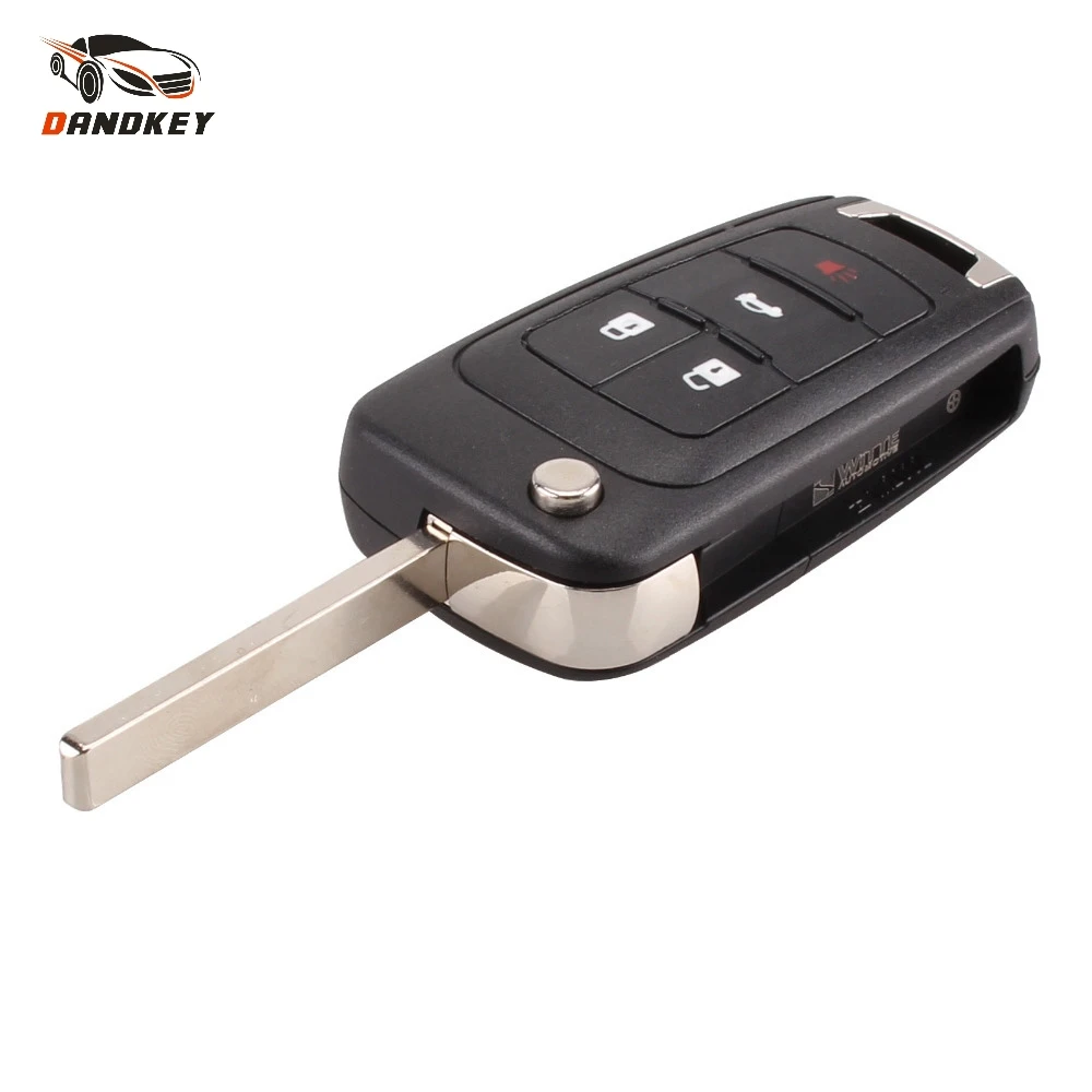 Замена Dandkey 4 кнопки раскладной дистанционный чехол для Buick LaCrosse Regal Verano ключа
