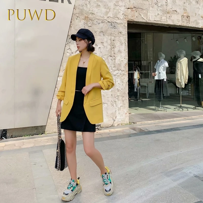Новый маленький костюм на раннюю осень Женская куртка повседневный Модный |