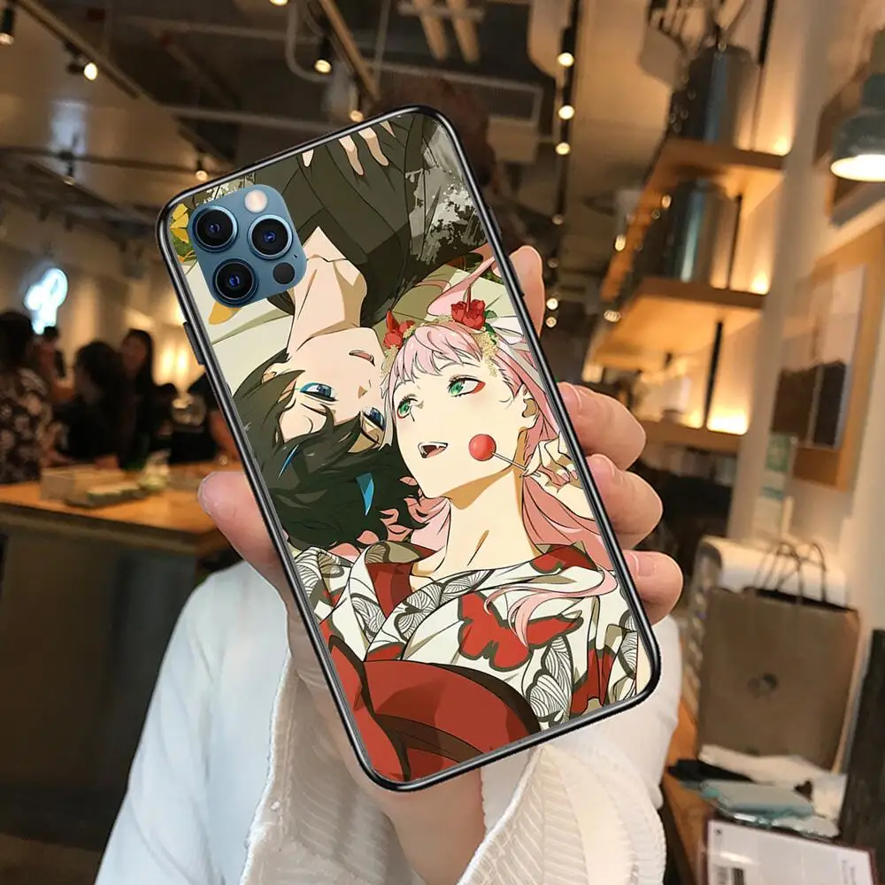 

Darling in the FranXX Anime Phone Cases cover For iphone 11 Pro Max case 12 8 7 6 S XR PLUS X XS SE 2020 mini mobile cell shell