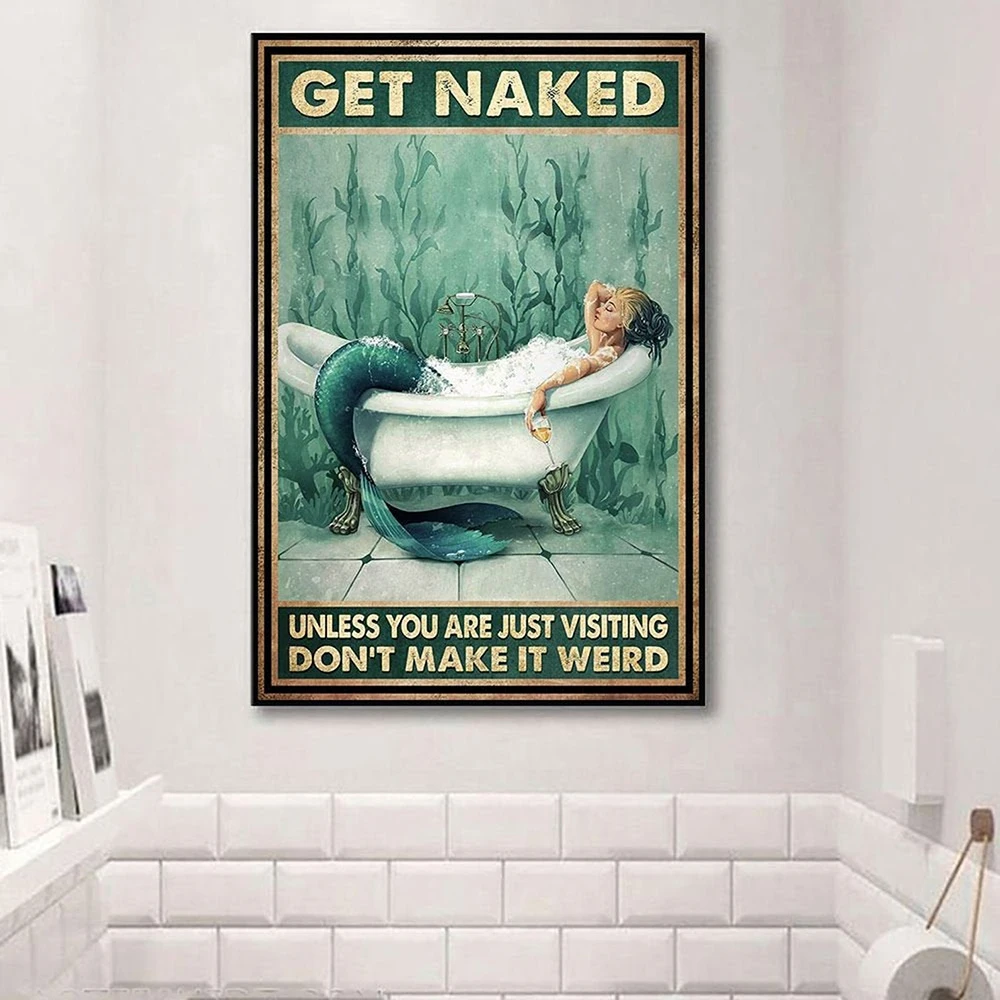 

Home Decoration Mermaid Hd Print Pictures Cartoon Plant Wall Artwork Modular Poster Canvas Painting For Living Room Framework